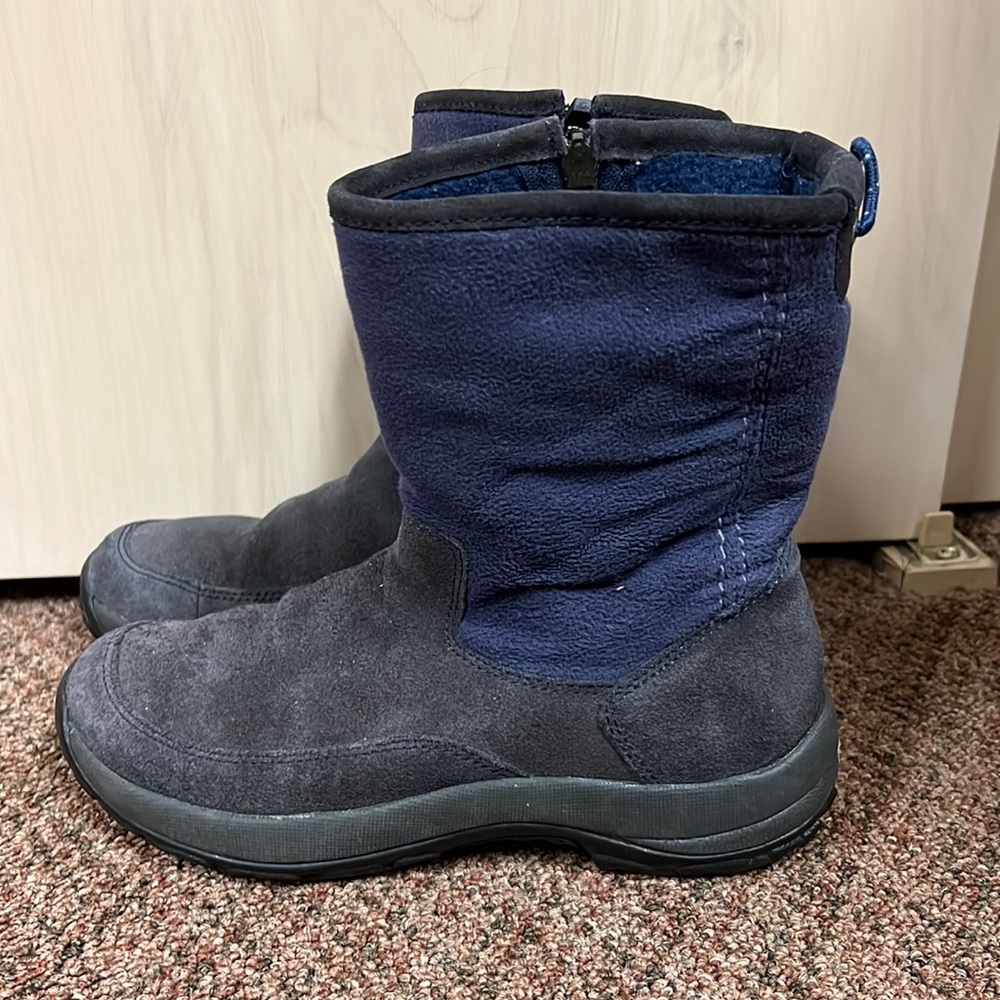 Navy Blue L.L. Bean Snow Boots